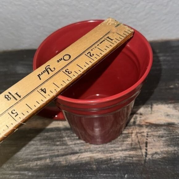 Red Ceramic Coffee Mug By Rachael Ray 12 Oz - Picture 5 of 6